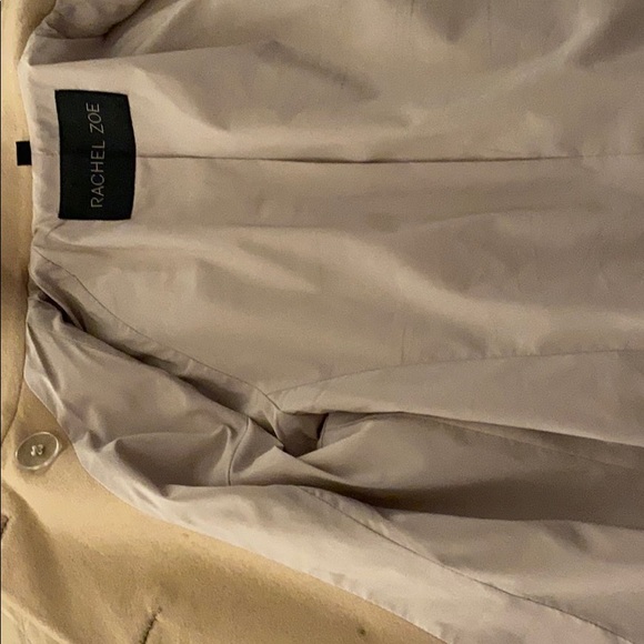 Rachel Zoe Camel Wool Pea Coat - Picture 6 of 7